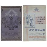 New Zealand tours to England 1931 and 1937. Two official pre-tour brochures for the New Zealand