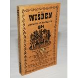 Wisden Cricketers' Almanack 1944. 81st Edition. Original limp cloth covers. Only 5600 paper copies