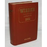 Wisden Cricketers' Almanack 1960. Original hardback. Corner crease to rear board otherwise in very