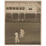 The Ashes. England v Australia 1930. England win the first Test, Trent Bridge, 13th-17th June