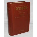 Wisden Cricketers' Almanack 1960. Original hardback. Some dulling to gilt titles on the front