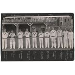 Scarborough Cricket Festival 1948-1950. Three original mono photographs by Walkers Studios,