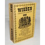 Wisden Cricketers' Almanack 1940. 77th edition. Original cloth covers. Limited number of copies