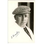 Ernest Cooke. Nottinghamshire 2nd XI and first class umpire. Mono plainback postcard of Cooke