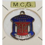 Melbourne Cricket Club membership medal for 1931-32. Number 1371 to back. Minor wear, good condition