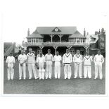 Yorkshire 1932. Excellent mono photograph of the Yorkshire team who played M.C.C. at Scarborough
