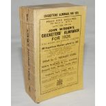 Wisden Cricketers' Almanack 1926. 63rd edition. Original paper wrappers. Minor wear with slight