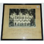 M.C.C. tour of South Africa 1938/39. Large and impressive official black and white photograph of the