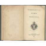 'Wykehamical Scores from the year 1825'. Allen Cowburn. Robbins and Wheeler, Winchester 1838 (