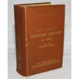 Wisden Cricketers' Almanack 1929. 66th edition. Original hardback. Some wear to edge of front