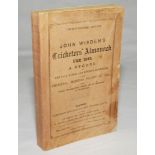 Wisden Cricketers' Almanack 1885. 22nd edition. Original front paper wrapper. Replacement rear