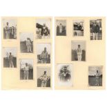 Worcestershire C.C.C. c1930. A collection of thirteen original candid mono photographs, of