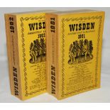 Wisden Cricketers' Almanack 1961 and 1962. Original cloth covers. Slight age toning to spine