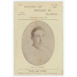 Mr J.R. Mason. Kent C.C.C. Penny card written by 'A.C. (Cricket and Football Rhymster) [Albert