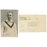 Archibald 'Archie' Jackson. New South Wales & Australia 1926-1931. Original mono portrait photograph