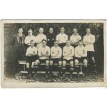 Tottenham Hotspur v Cardiff City, Football League Division One 1922/23. Mono real photograph
