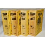 Wisden Cricketers' Almanack 1966, 1967, 1968 and 1969. Original paper covers. Minor bowing to the