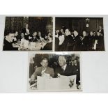 South Africa tour to England 1935. Two mono official and press photographs from the British