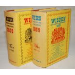 Wisden Cricketers' Almanack 1969 and 1970. Original hardback editions with dustwrappers. The 1969