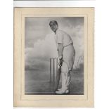 William John 'Bill' Edrich. Middlesex & England 1934-1958. Excellent mono studio portrait of Edrich,