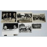 Assorted cricket photographs 1950-1963. Six original mono press photographs including Australians,
