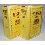 Wisden Cricketers' Almanack 2004 and 2005. Original hardbacks with original dustwrappers. The 2004