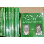 'First-Class Cricket. A Complete Record'. 1926-1939. A full run of the series compiled and edited by