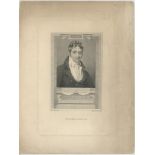 Frederick Reynolds 1764 -1841. Engraving of Reynolds, head and shoulders, engraved by Woodman