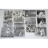 England v Australia press photographs 1975-1981. A selection of original mono press photographs of