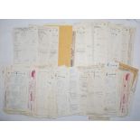 Test, County, benefit matches and friendlies scorecards 1960-1966. A good selection of over one