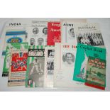 Tour brochures 1947-1973. A selection of seventeen official and 'pirate' tour brochures.