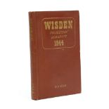 Wisden Cricketers' Almanack 1944. 81st edition. Original hardback. Only 1500 hardback copies were