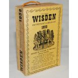 Wisden Cricketers' Almanack 1938. 75th edition. Original paper covers. Some slight bowing to