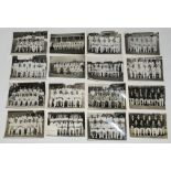 England Test teams 1936-1975. An excellent selection of sixty original official mono press