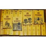 Wisden Cricketers' Almanack 1979, 1981, 1982, 1987 to 1991, 1994 to 2006 and 2015. Original