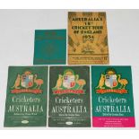 Australia tours to England 1934-1961. Official P&O souvenir tour programme for the England v