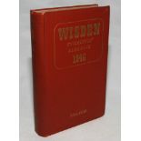 Wisden Cricketers' Almanack 1946. 83rd edition. Original hardback. Only 5000 hardback copies were
