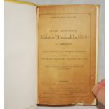 Wisden Cricketers' Almanack 1880. 17th edition. Original paper wrappers, bound in yellow boards with