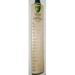 'Cricket Australia npower Ashes Series 2009 England v Australia'. Full size Duncan Fearnley bat with