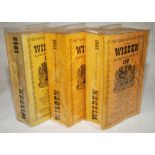 Wisden Cricketers' Almanack 1947, 1948 and 1949. Original limp cloth covers. Some bowing to the