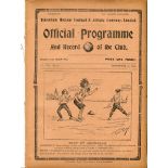 Tottenham Hotspur v Brighton, v Fulham and v Southend. Season 1914-1915. South Eastern League. Three