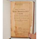 Wisden Cricketers' Almanack 1883. 20th edition. Original paper wrappers, bound in light brown