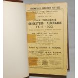 Wisden Cricketers' Almanack 1923 and 1926. 60th & 63rd editions. Both bound in dark brown boards