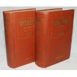 Wisden Cricketers' Almanack 1952 and 1953. Original hardback editions. The 1952 edition with