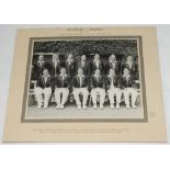 Australia v England 1962/63. Official mono photograph of the Australian team, seated and standing in