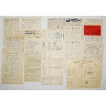 England v South Africa 1924-1965. Sixteen official scorecards for Test matches played at Lord's
