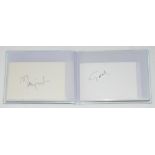 India Test cricketers. Small album comprising seventeen signatures of India Test cricketers,