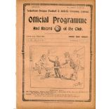 Tottenham Hotspur v Bristol City and v Fulham. Season 1914-1915. South Eastern League and London