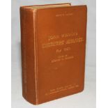 Wisden Cricketers' Almanack 1923. 60th edition. Original hardback. Minor wear to boards and spine