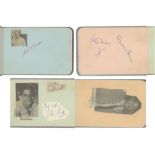 Cricket and classic music autographs circa early 1970s. Autograph album comprising signatures of